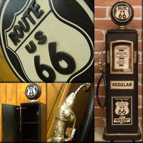 ルート66のガスポンプCDタワー キャビネット マルチラック