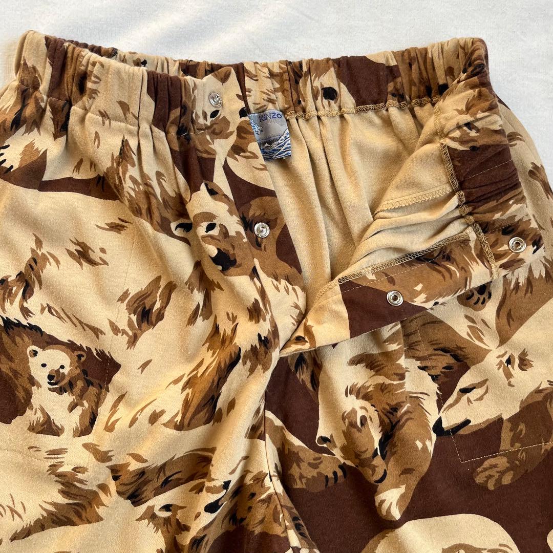 超レア 90s KENZO 北斎タグ 3点セット シロクマ 総柄 スウェット
