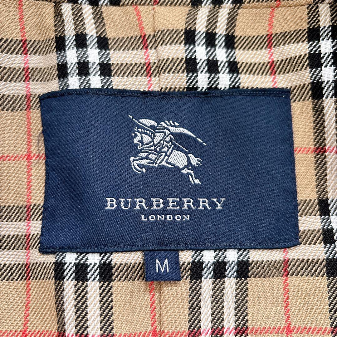 バーバリー　ロンドン　ステンカラー　M ベージュ　ノバチェック　アウター　上着