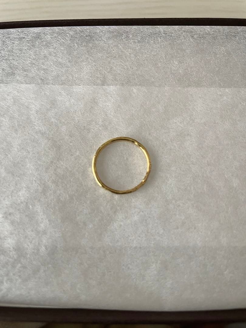 【5号】DESLIE シンプルリング　18Kリング