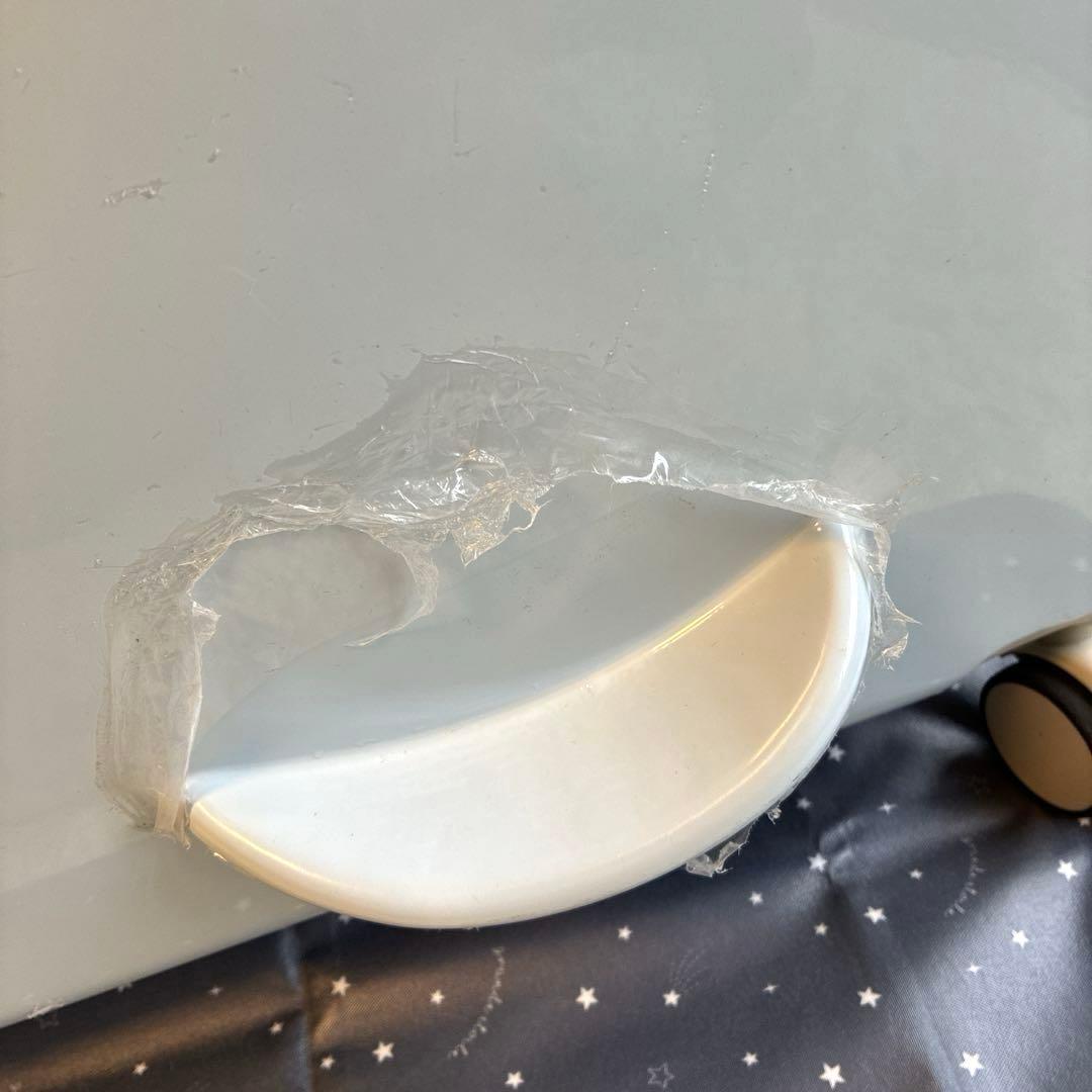 【美品】NORICCO ノリッコ　子供が乗れるキャリーケース　パステルブルー　M