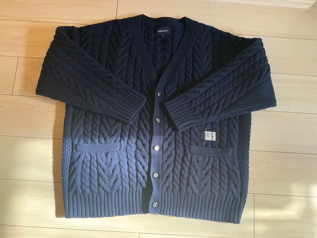 S*I様 DESCENDANT NURSE KNIT CARDIGANネイビー