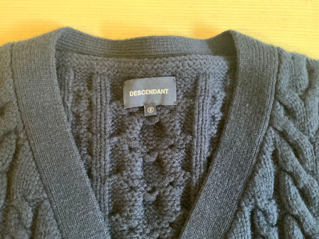 S*I様 DESCENDANT NURSE KNIT CARDIGANネイビー