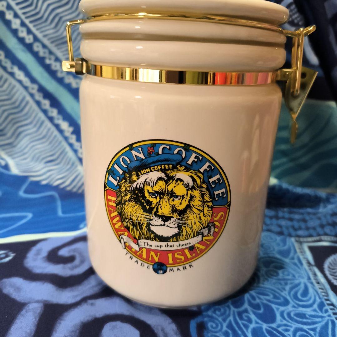 ライオンコーヒー キャニスター