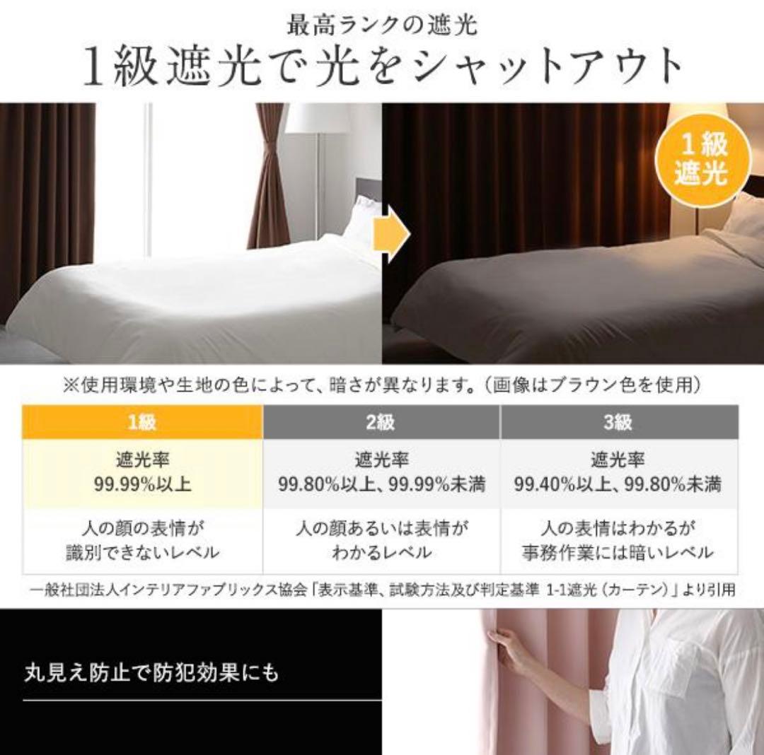 ★超美品★ 日本製　1級遮光カーテン　ターコイズ　200cm 110cm