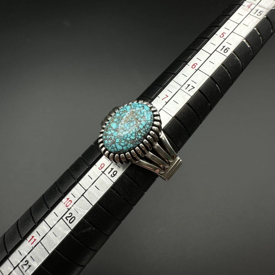 Navajo Jennifer Curtis ターコイズ リング 18号