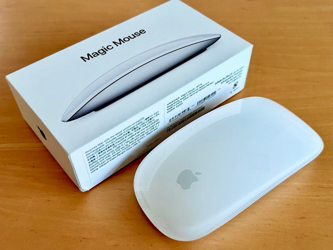 Apple Magic Mouse ホワイト 本体 充電ケーブル付きUSB-C