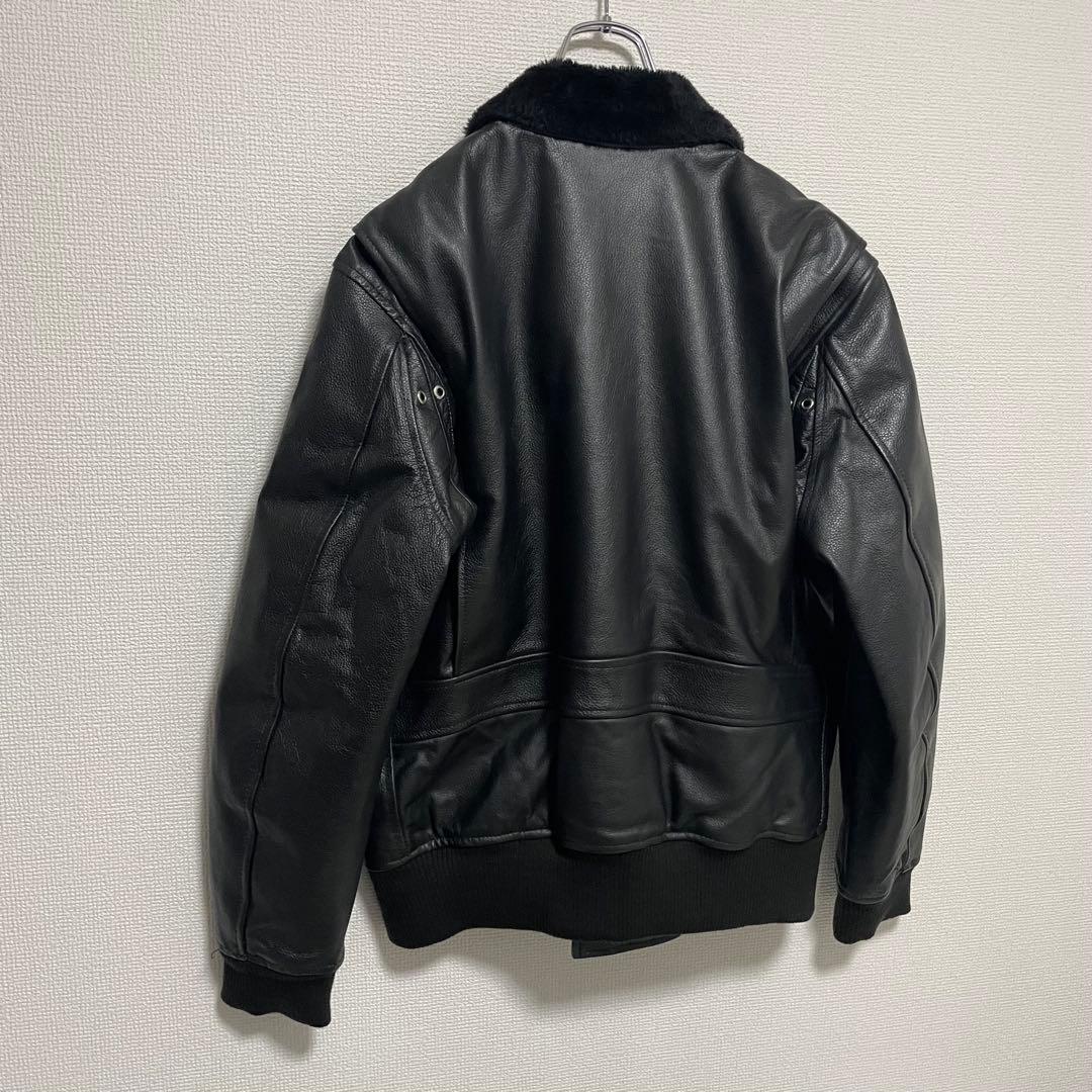 3L 美品 HORN WORKS レザー G-1ボア フライトジャケット