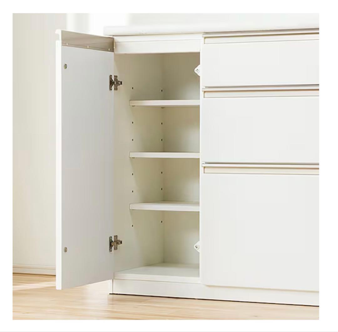 【1/24発送】ニトリ　アルミナ2　ホワイト　120cm