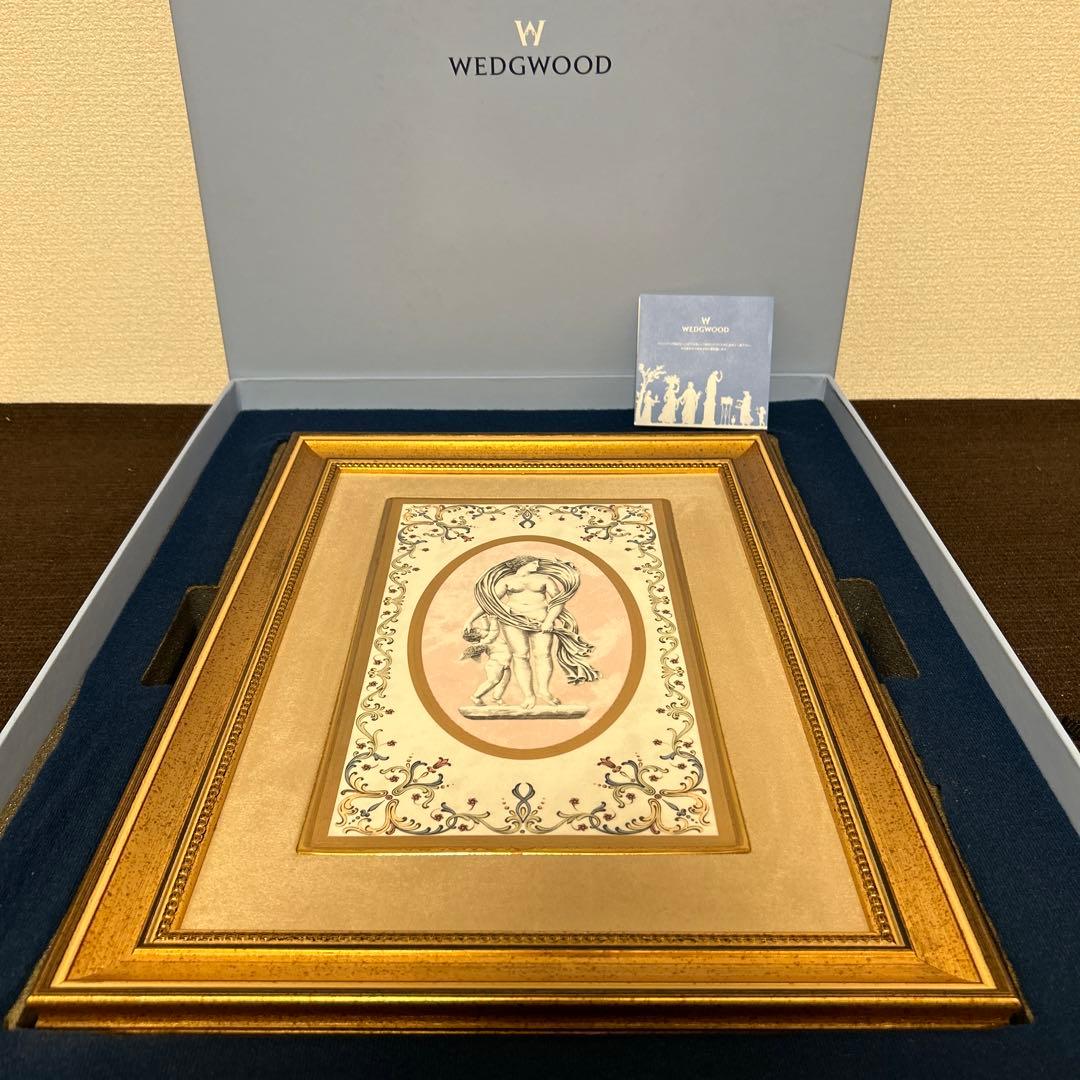 ウェッジウッド　ヴィーナス　プラーク　額装　陶板　壁掛け　ウォールアート