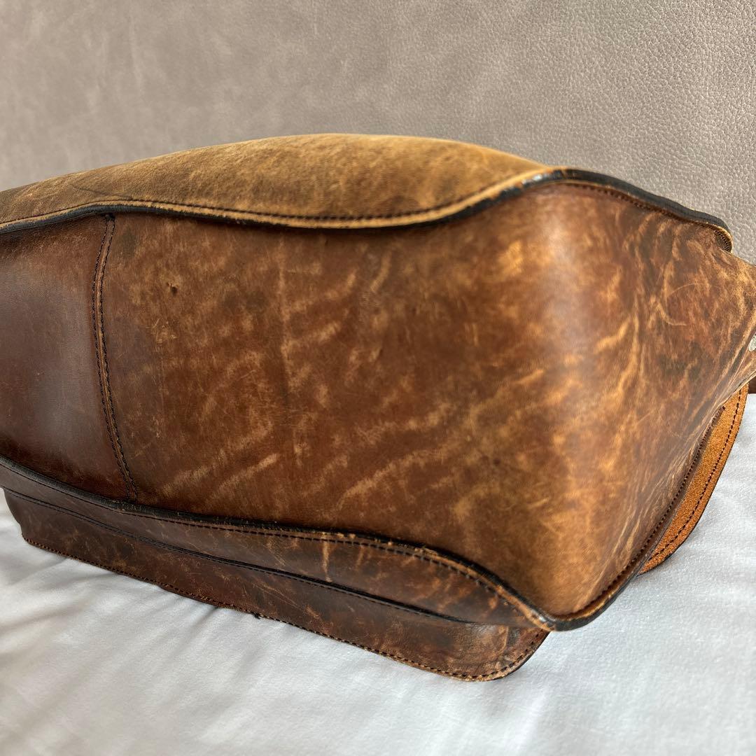 PORTER GROUND 70周年記念 オールレザー メッセンジャーバッグ