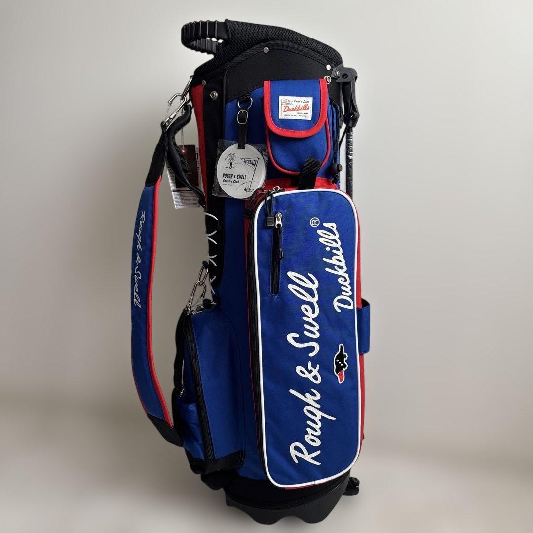 Rough & Swell キャディバッグ 青・赤・白