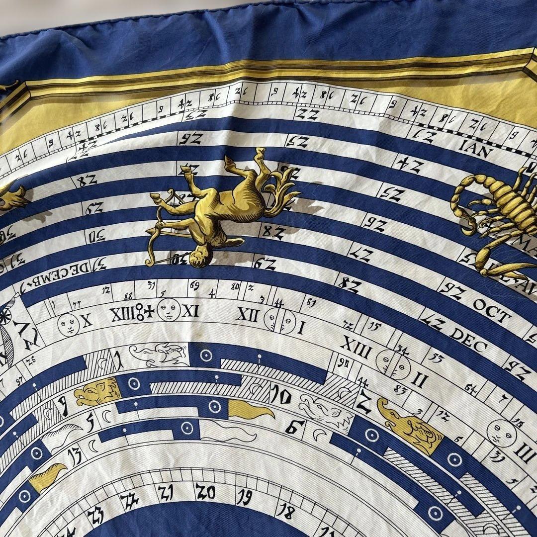 エルメス　星座デザイン シルクスカーフ