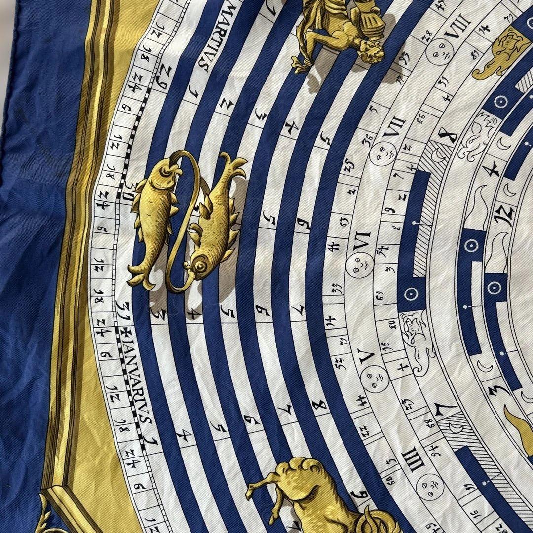 エルメス　星座デザイン シルクスカーフ