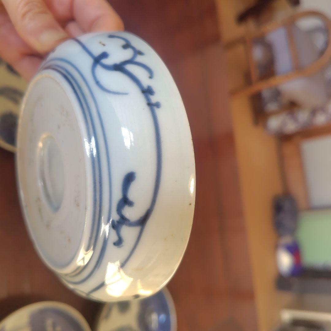 骨董　陶器皿　　　 9枚セット