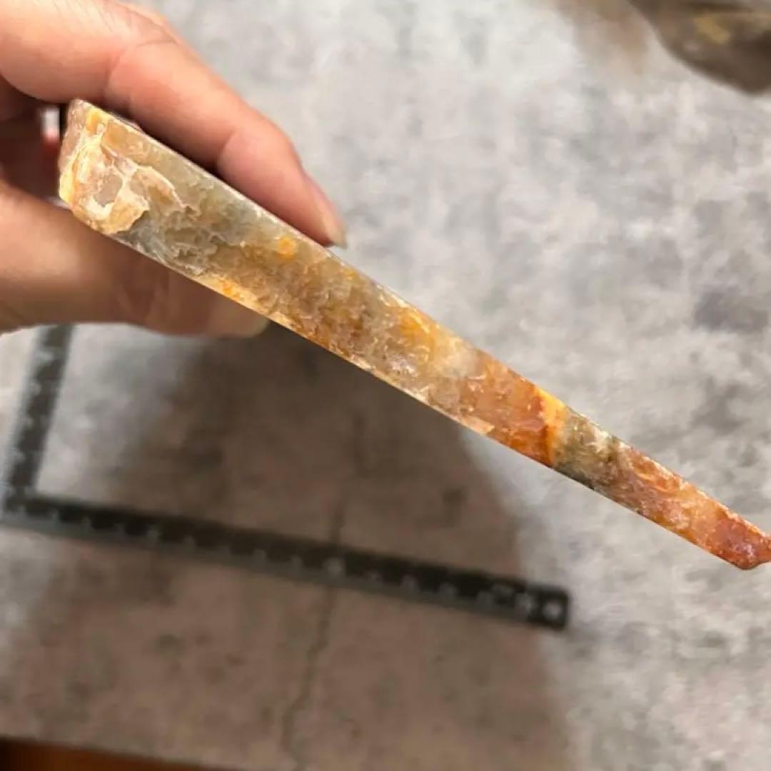 天然石　珪化木　スライス