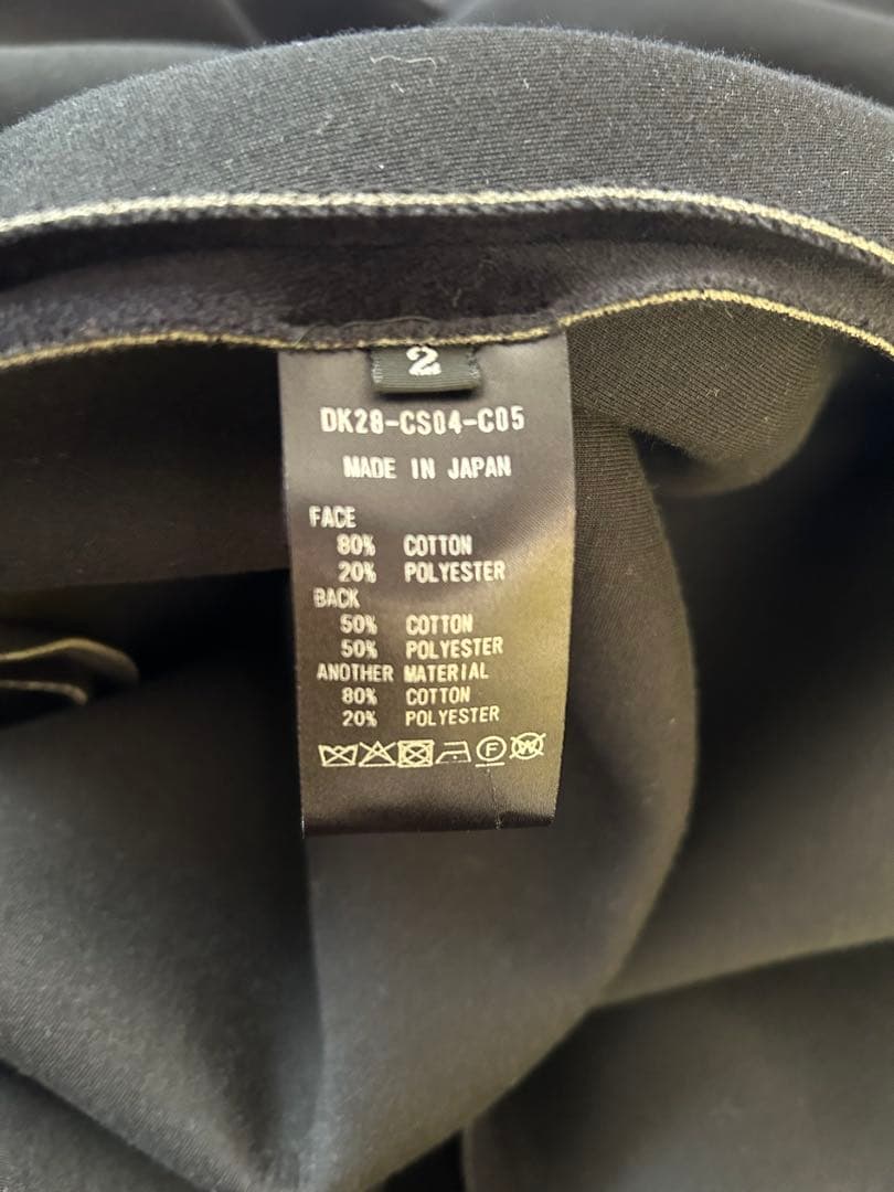 ディウカ　フレアコート　黒　サイズ2 未使用です。