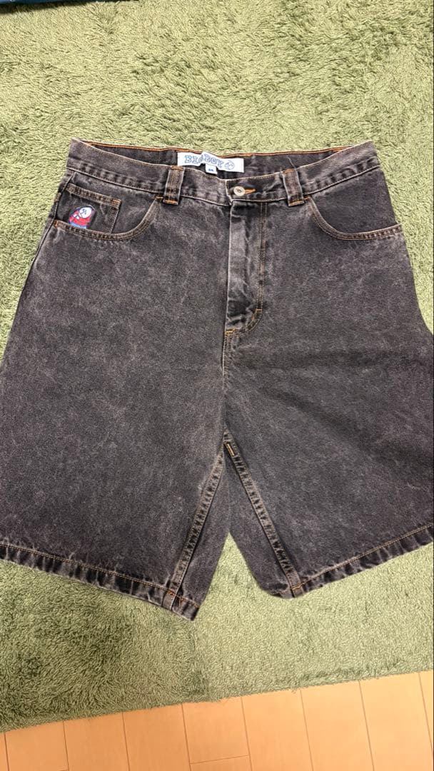 BIG BOY デニムショーツ M washed black