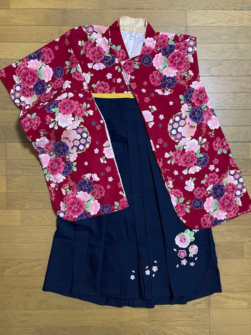 アリサナ　袴　女の子　150cm ジュニア　小学生　卒業式 髪飾りセット