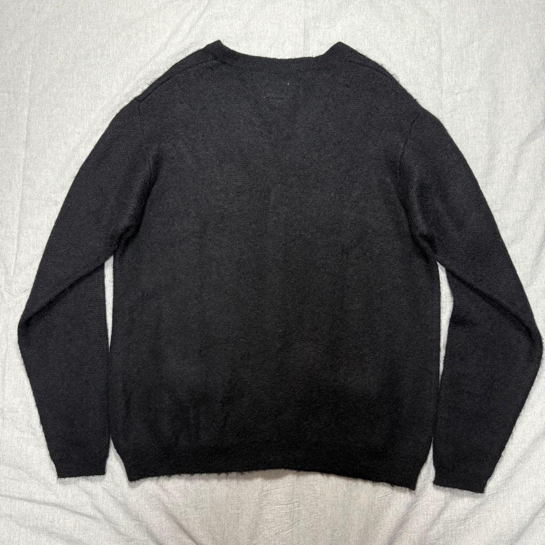 トシ丸 様 CRIMIE MOHAIR KNIT CARDIGAN 黒 XL.