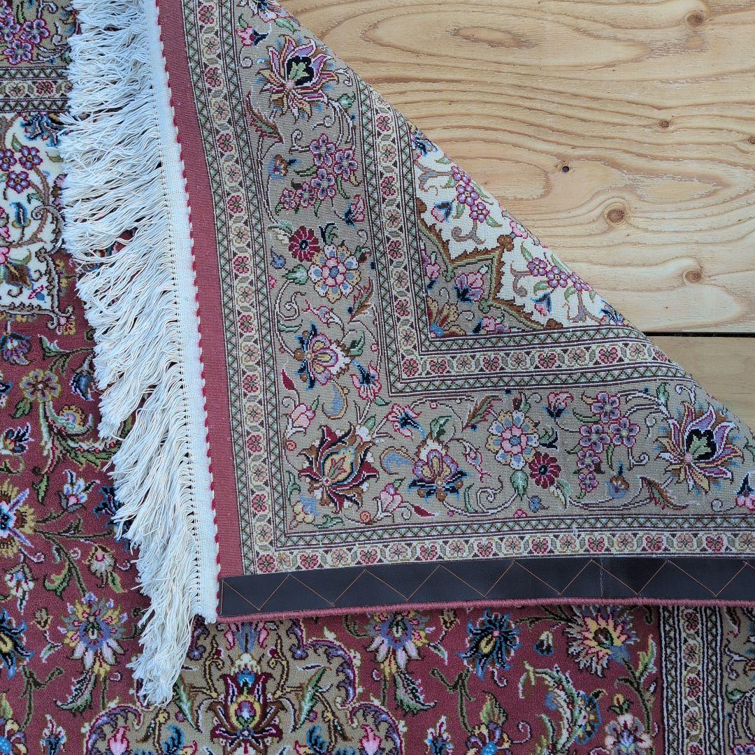 146X200cmクムじゅうたん(363)ペルシャ・ギャッベ・ラグ