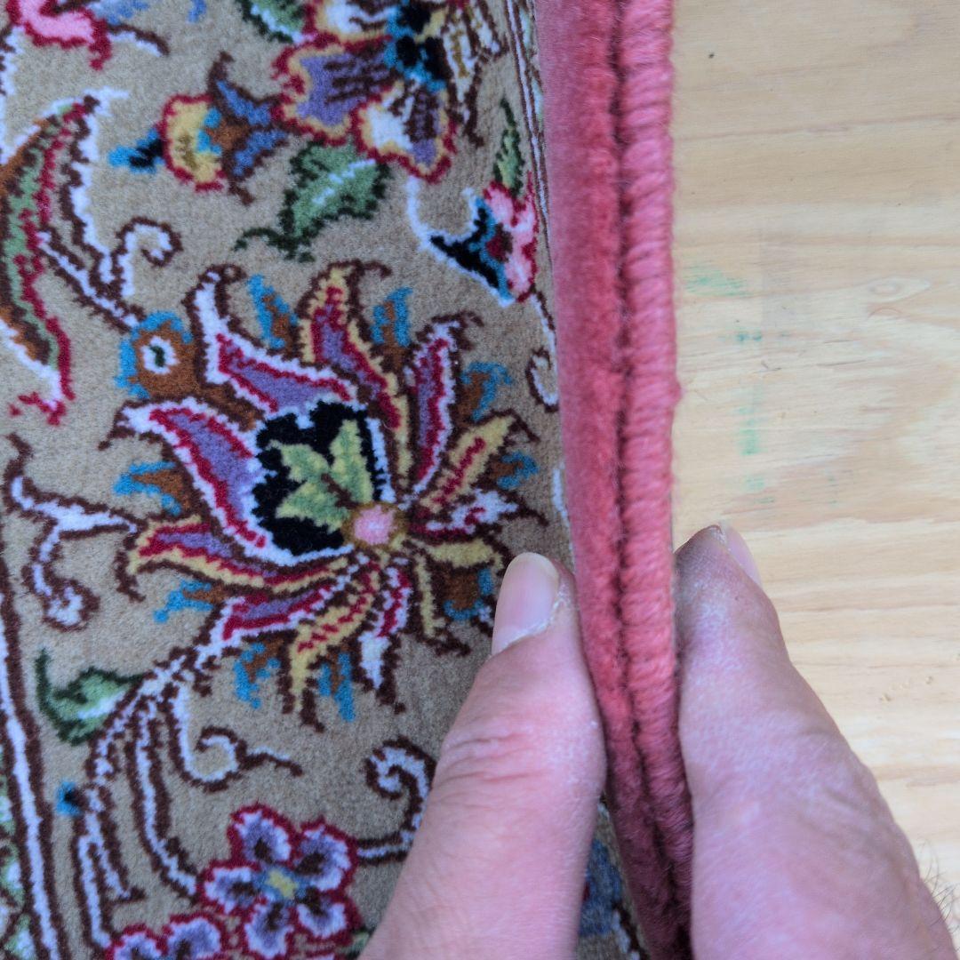 146X200cmクムじゅうたん(363)ペルシャ・ギャッベ・ラグ