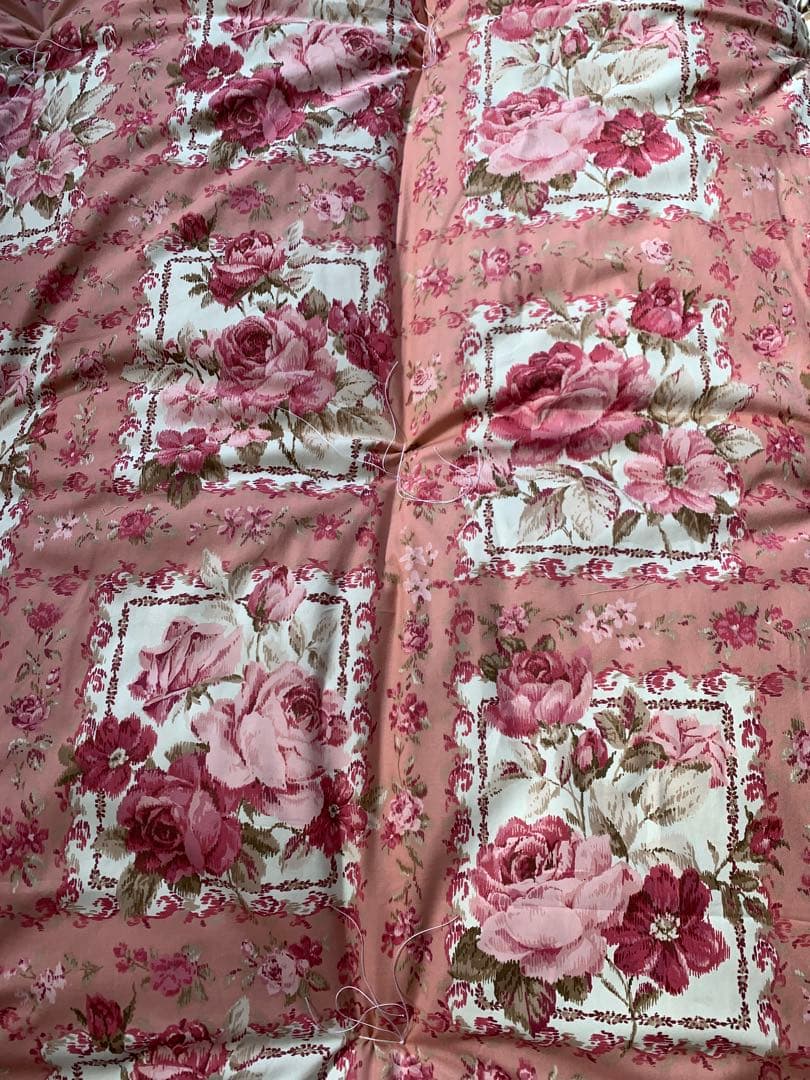 西川生地使用！手造りシングルロング敷布団！綿100%同柄カバー付やはり綿が最高！