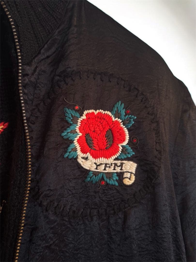 ア*オ様 Y’s ワイズ Yohji Yamamoto 刺繍 リバーシブルブルゾ