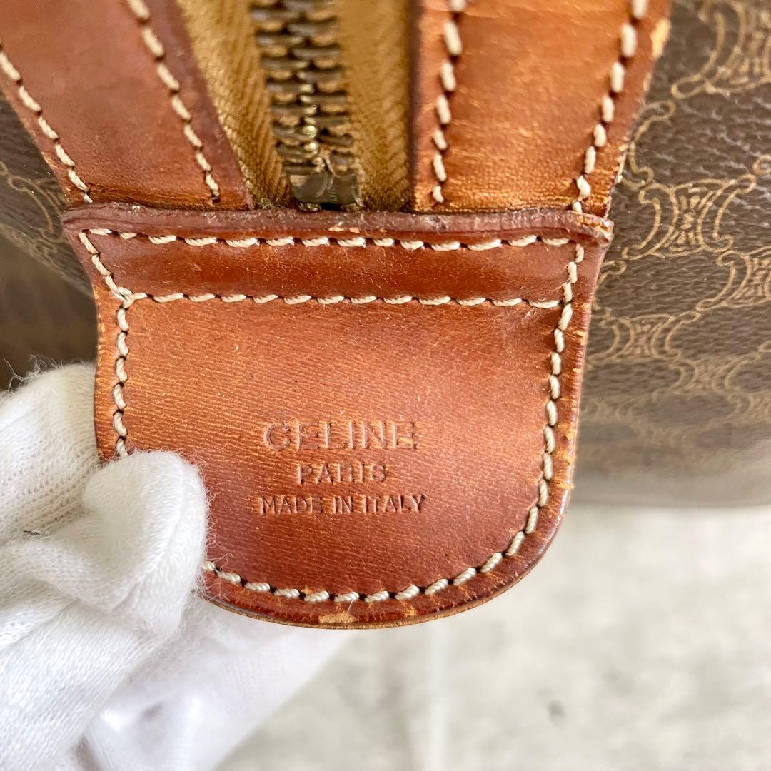 セリーヌ celine ボストンバッグ トリオンフ マカダム