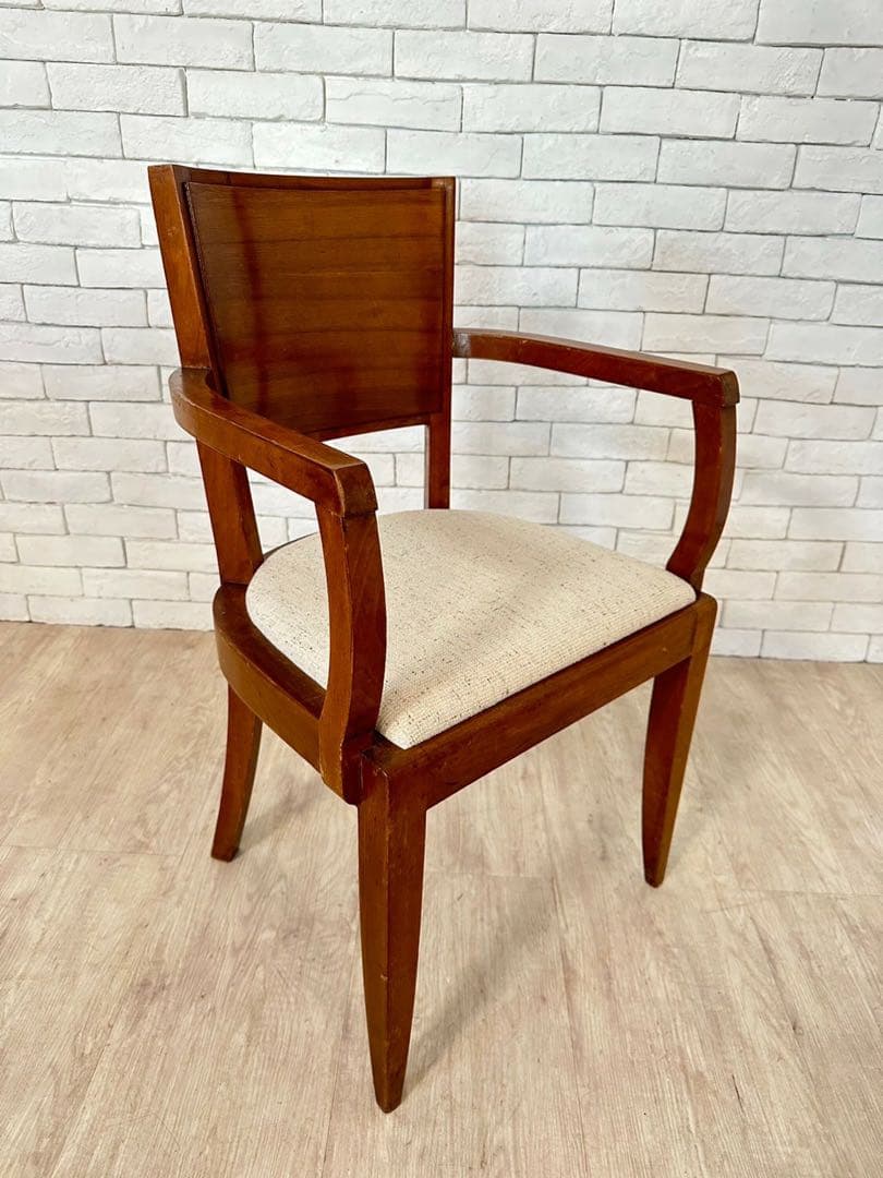 【東京都23区配送無料】　フランス　木製アームチェア 2脚セット　1960年代