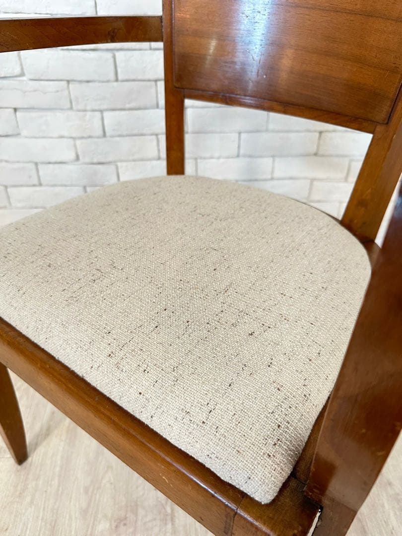 【東京都23区配送無料】　フランス　木製アームチェア 2脚セット　1960年代