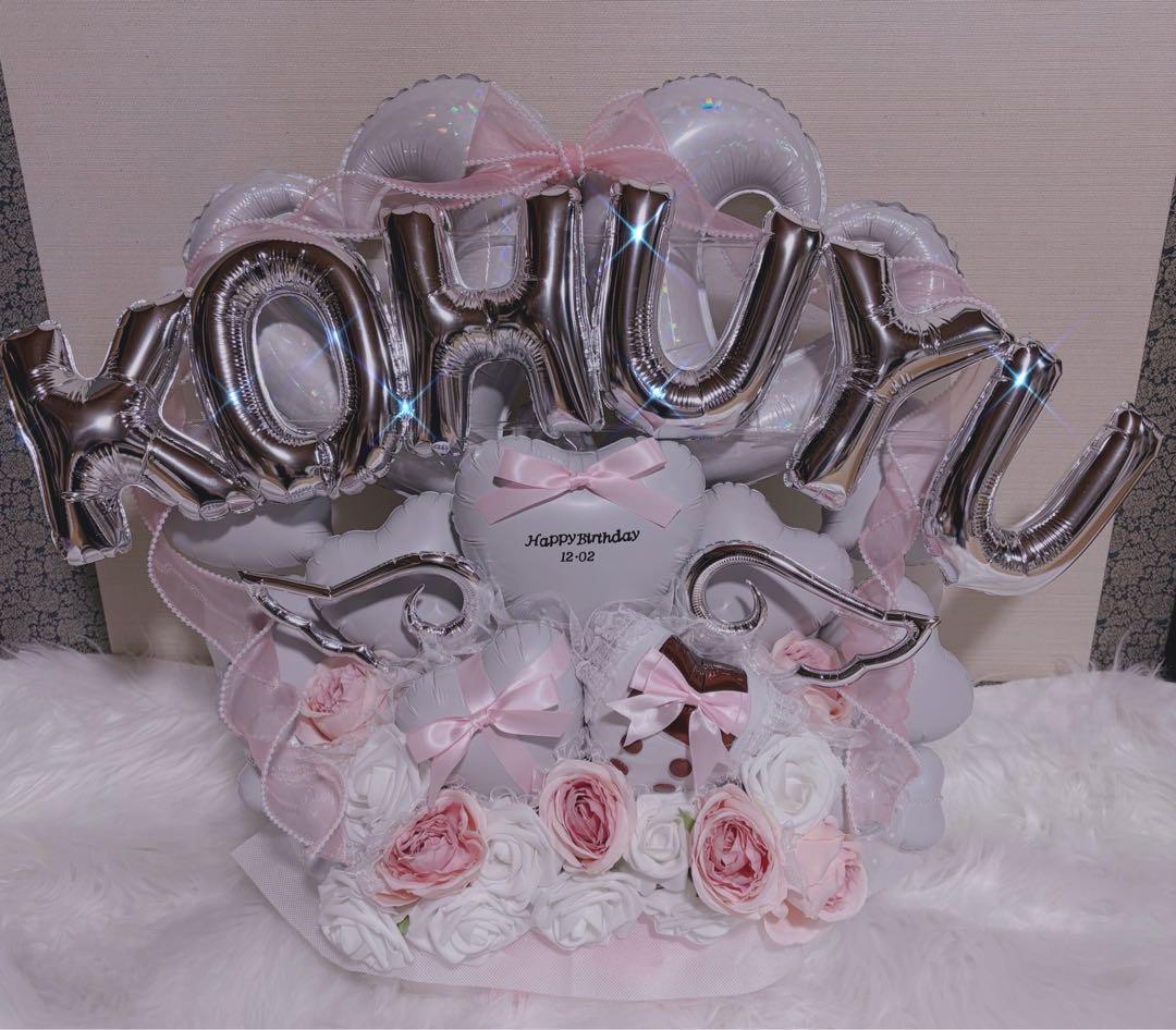 バルーンギフト　フラスタ　卓フラ　生誕祭　楽屋花　推し　成人式　卒業