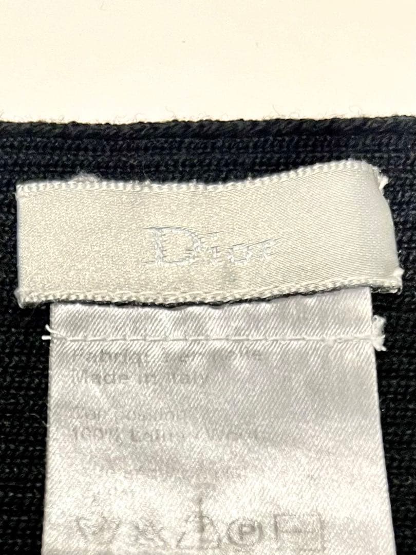 美品☆ディオール　ロングマフラー ストール BEE 蜂 ショール オム　ロゴ