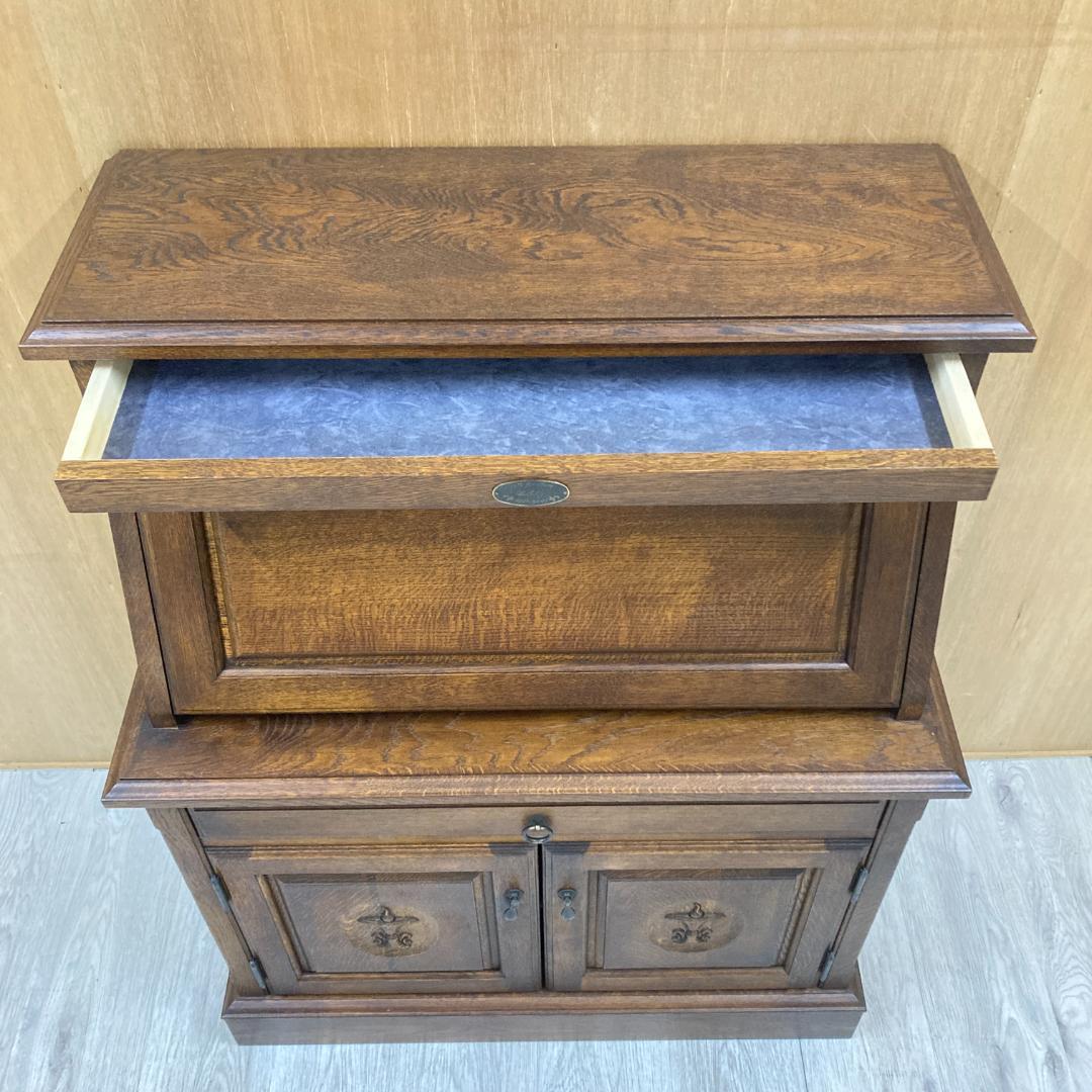 えぞ民芸　EZO　ライティングデスク　ライティングビューロー　机　デスク