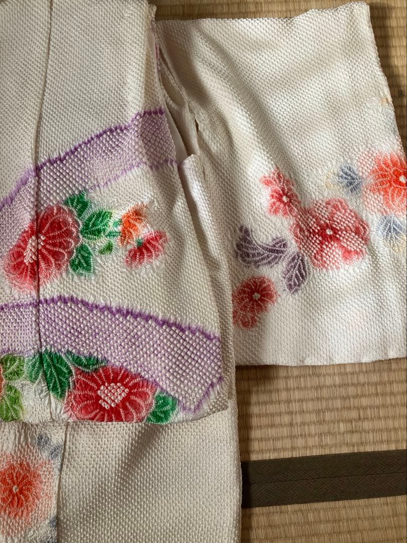 ご予約品　２点おまとめ 藤娘きぬたや　総絞り　七五三　被布　祝い着