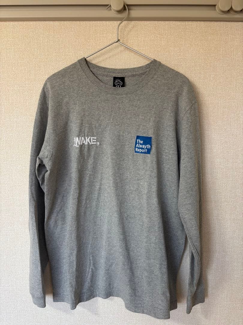 ALWAYTH for WAKE. SOUVENIR LS Tee Lサイズ