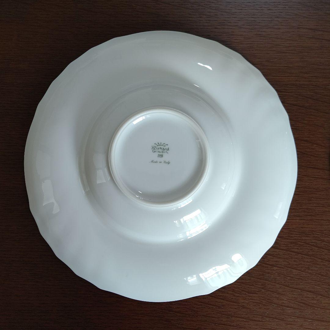希少　GINORI 1735 　ジノリ　ホワイト　パスタ皿 箱あり