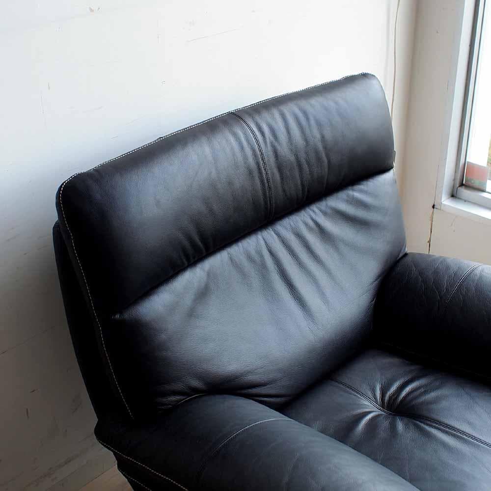 カリモク ZT83モデル 本革 ハイバックソファ 1人掛け B ZR24285