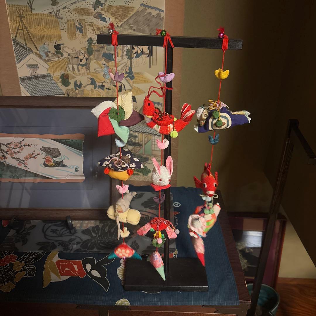 ひな祭り 布製飾り 人形吊るし