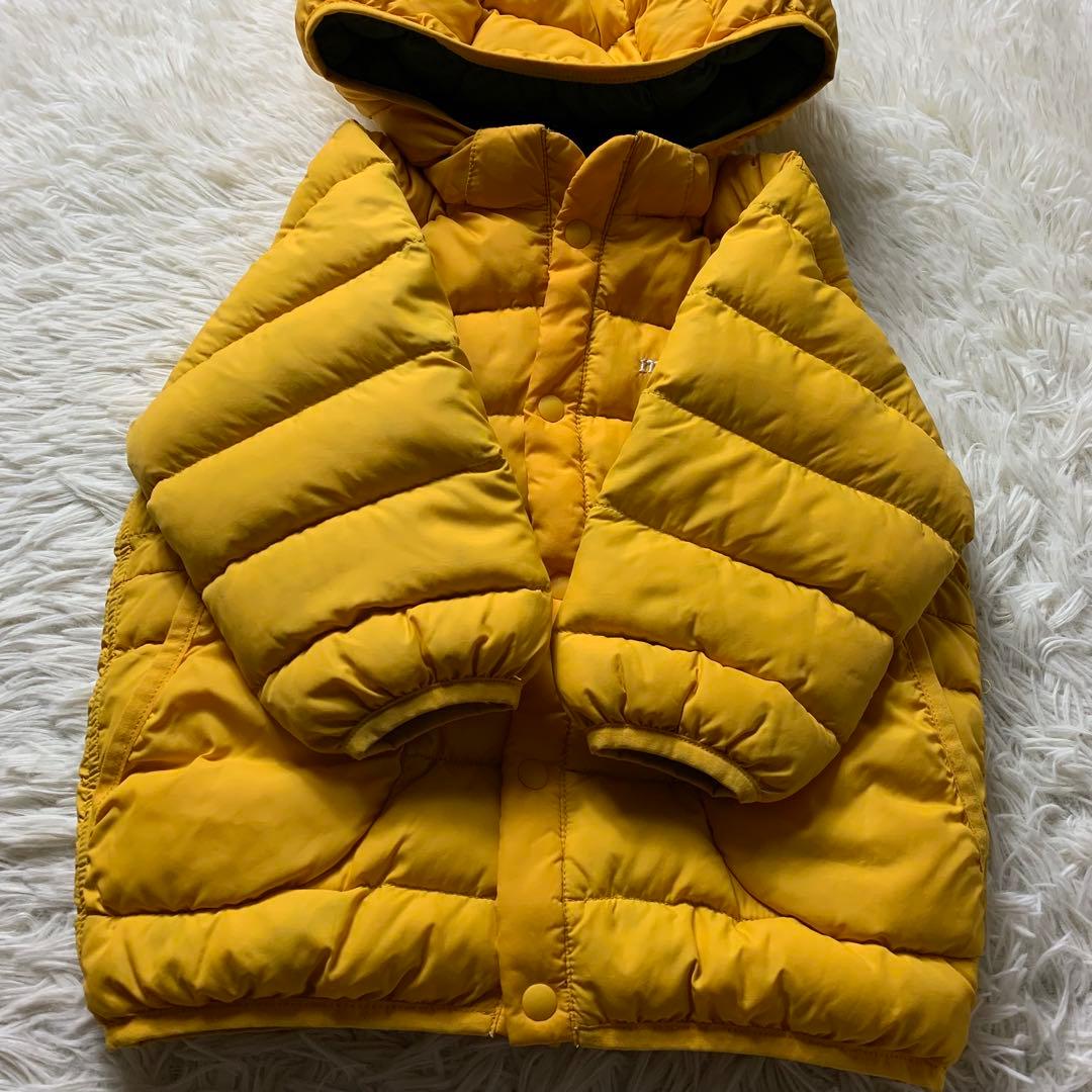 モンベル ダウンジャケット リバーシブル グーリン×イエロー 1101649