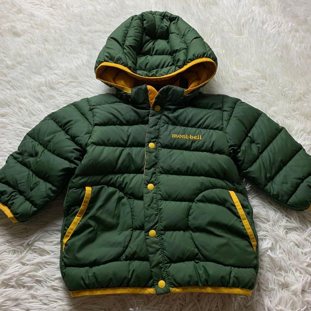 モンベル ダウンジャケット リバーシブル グーリン×イエロー 1101649
