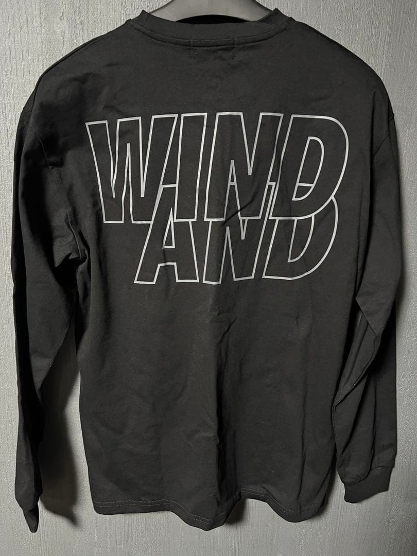 たく　WIND AND SEAウィンダンシーロンT長袖ブラック