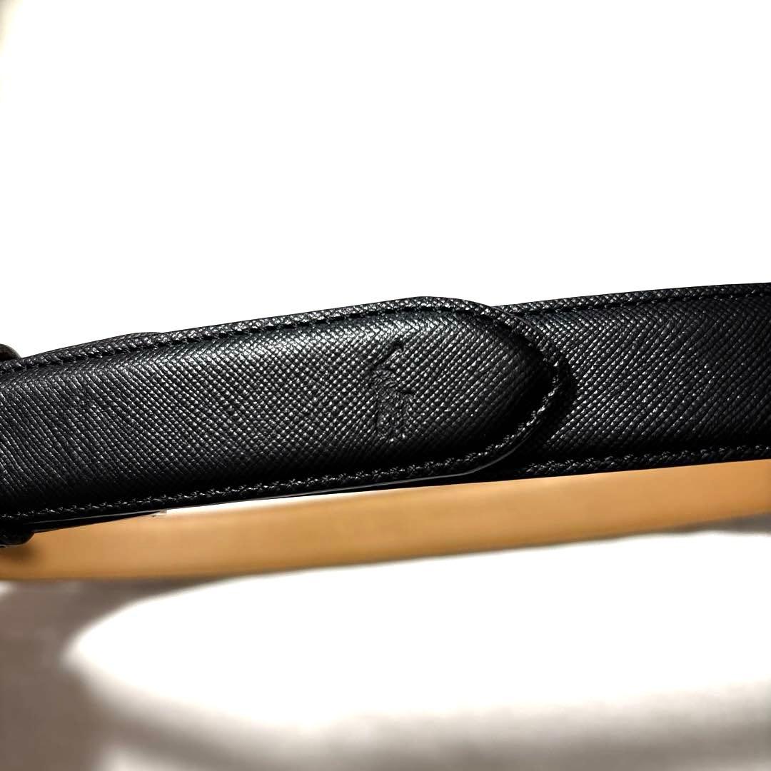 ラルフローレン　レザーベルト　ブラック　本革　牛革　美品