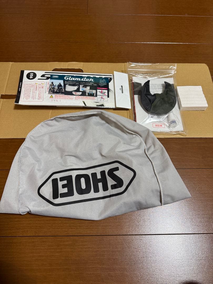 SHOEI グラムスタービバーク黒L程度極上品