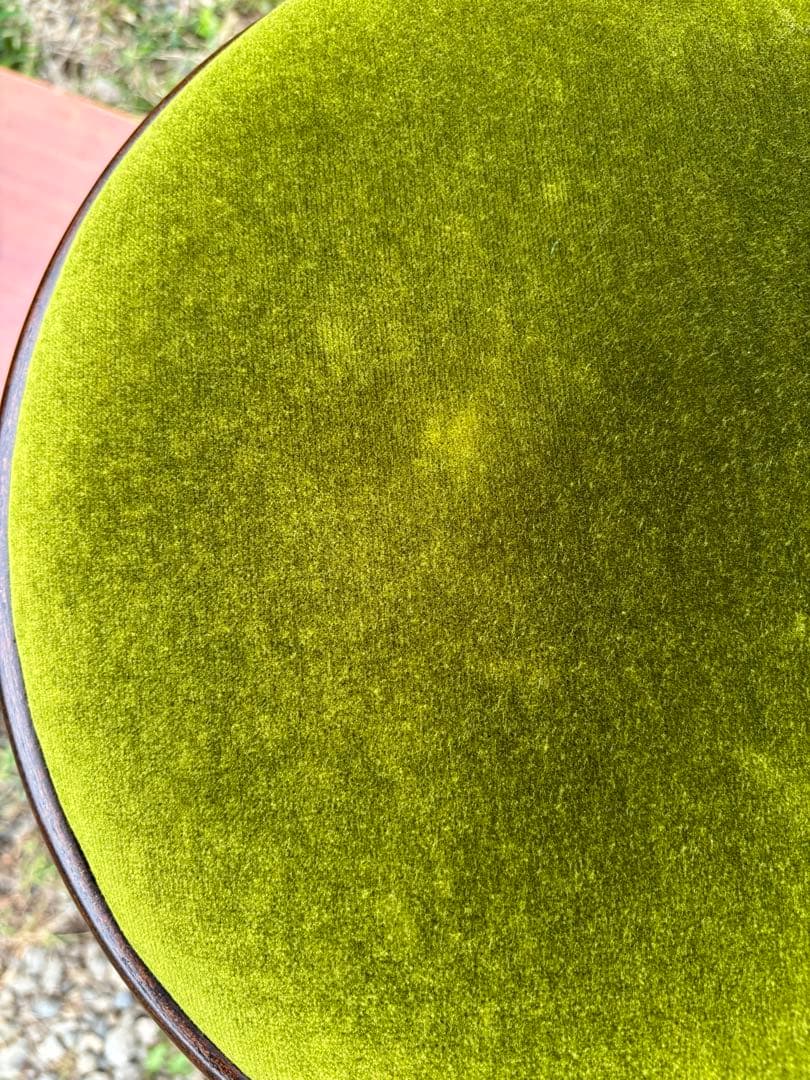 希少品　IDF太田長　曲木チェア　グリーンベルベット　ベントウッドチェア