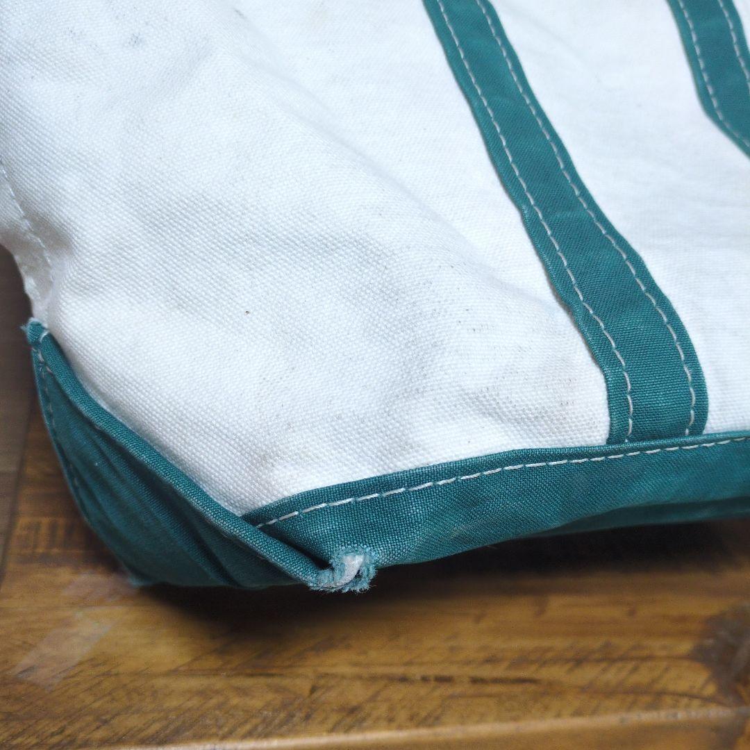 80s　USA製　エルエルビーン　トート　バック　ジップトップ　ジッパー　襤褸