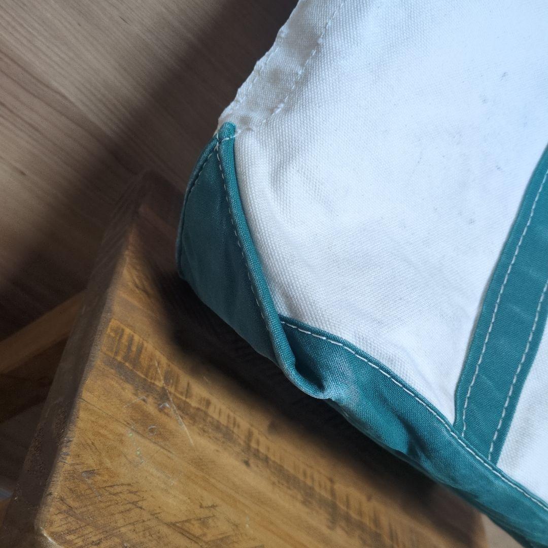 80s　USA製　エルエルビーン　トート　バック　ジップトップ　ジッパー　襤褸