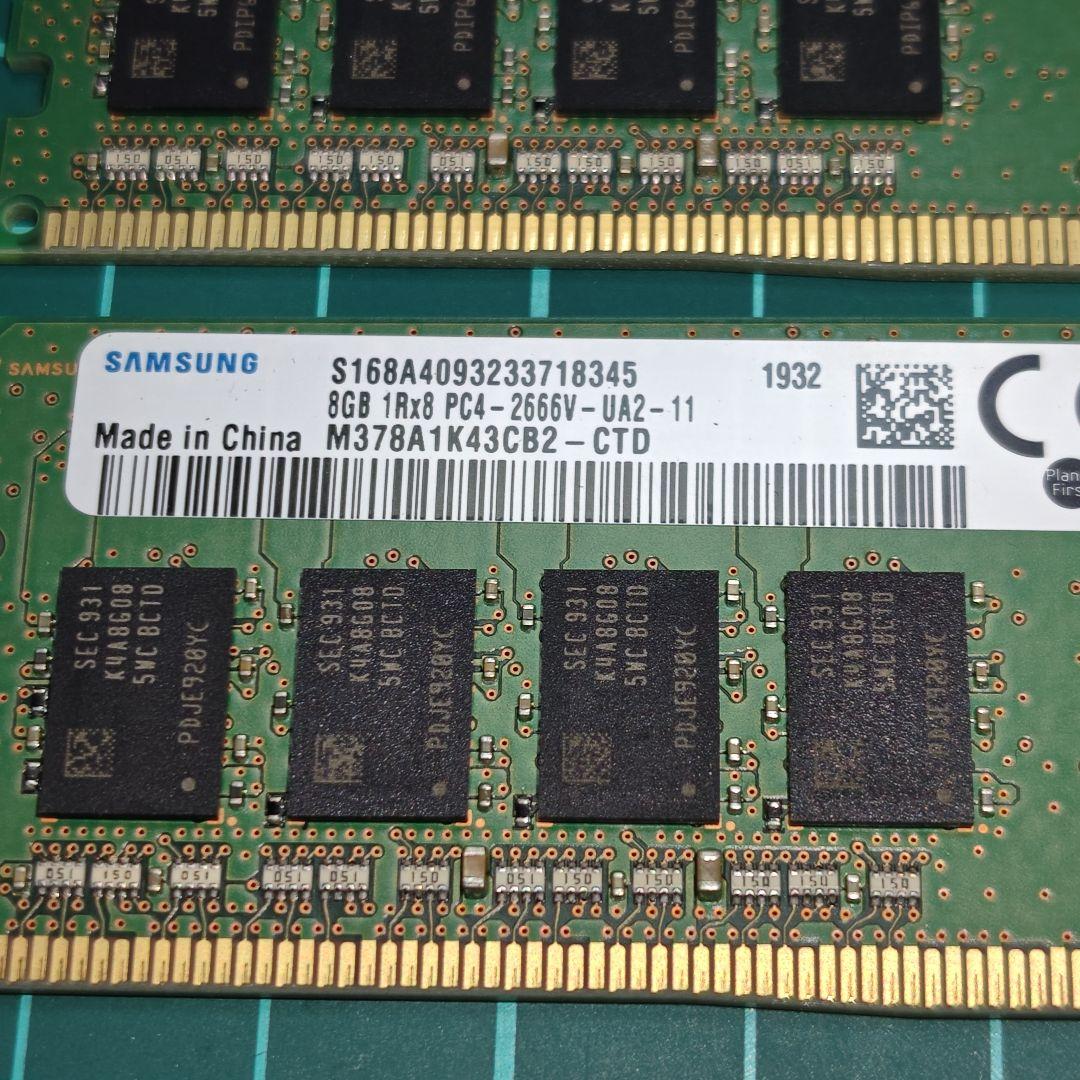 PC4-2666V 8GB ディスクトップ 用メモリ 3枚組 合計48GB