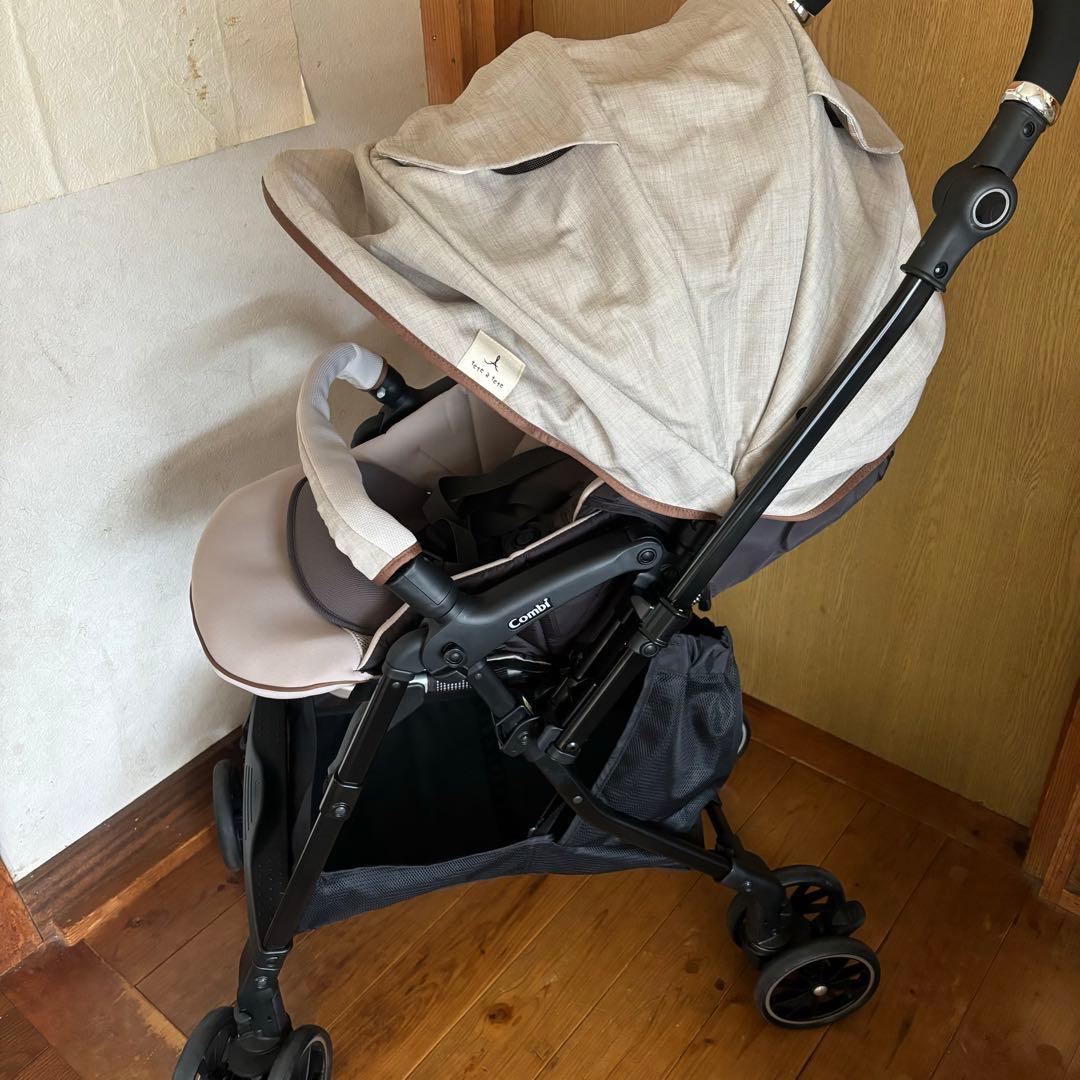 combi ベビーカー スゴカルα compact tete a tete