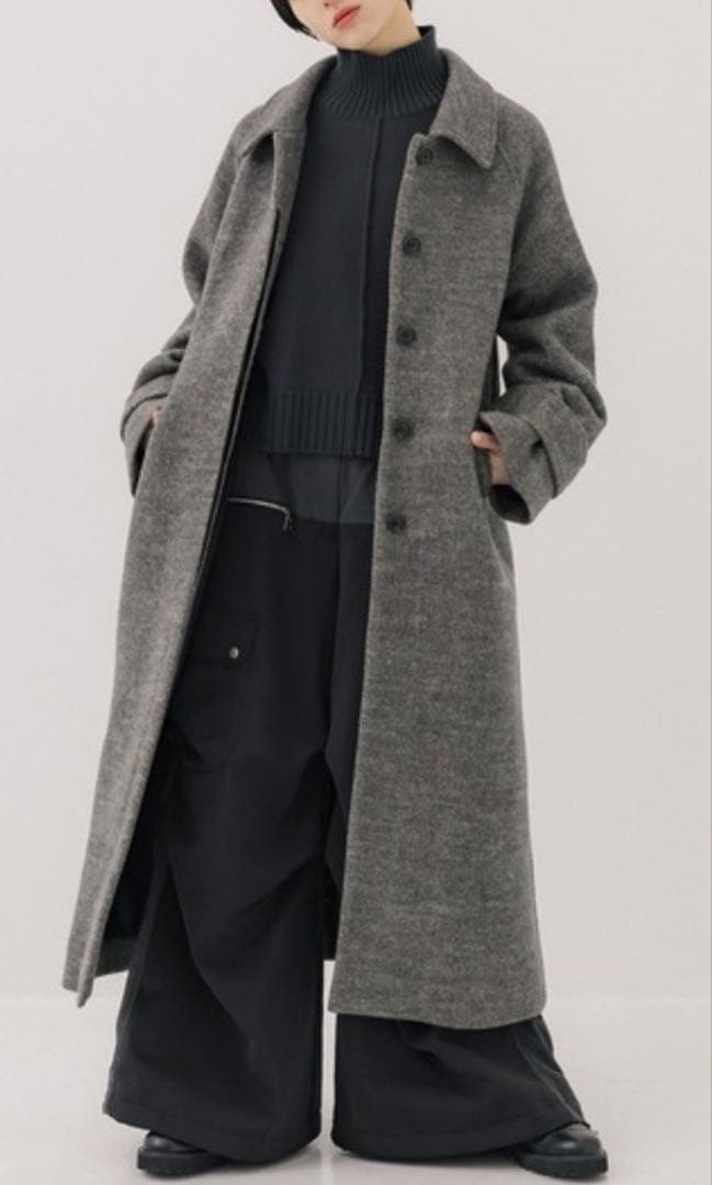 PUBLIC TOKYO ウールロングコート美品